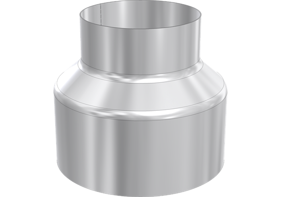 Abgas-Reduzierstück D=180->160mm