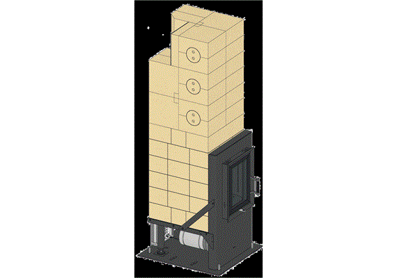 BRULA Feuerraum komplett 50/50 - 50/50/6.5 cm