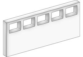 BRULApor Umluftpaneele 700x300x50mm gerade *solange Vorrat reicht - 30/70/5 cm