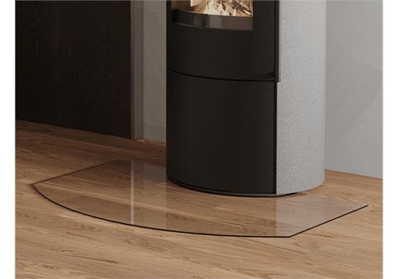 Funkenschutzplatte mit Facette, Glas - Vaio IQ 33