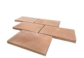 Handgeformte Tonbodenplatten - 15 x2 5 cm
