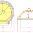 Isolier-Unterboden zu Backofen Cupola | Bild 2