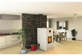 Komplett-Speicherofen New Minor - T 95/B 64/H 144 cm