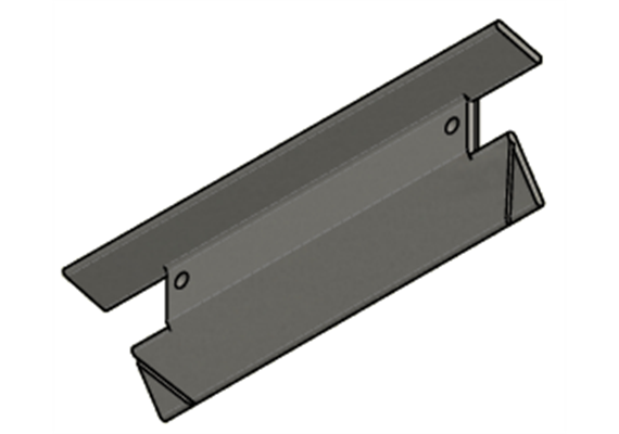 Luftplatte SH 9/11 T/G 60x282 lackiert