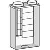 MHK 45, 480x750x215mm, Eingang 180mm, Ausgang 160mm