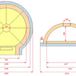 Pizzaofen Cupola  für den professionellen Einsatz - D 120 cm | Bild 2