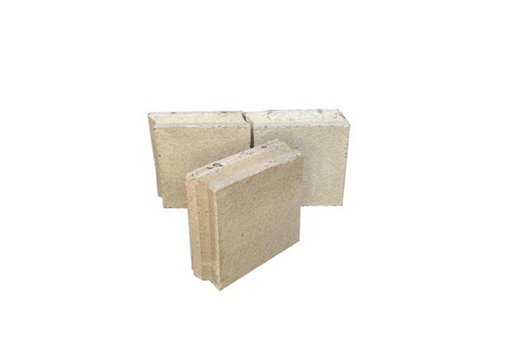 Schamotte A35 Nut + Falz Halbstein - 12/12/5 cm