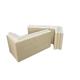 Schamotte A35 Nut + Falzr Eckstein links - 30/15/6,5 cm