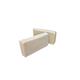 Schamotte A35 Nut + Falzstein - 25/12/4 cm