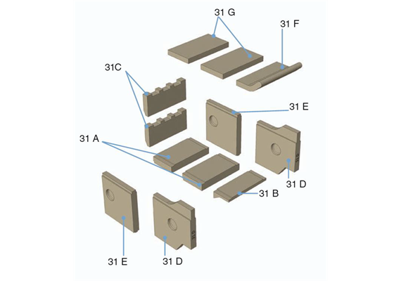 Schamotte-Paket Profi V