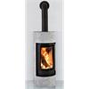 Skanderborg Kaminofen  Pila Compact  Speckstein  Abgang hinten