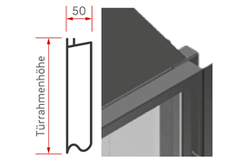 Steckblenden B=50 / H=570 / 2 Stck. A