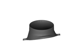 Stutzen Oberteil D177N S3-RAL la