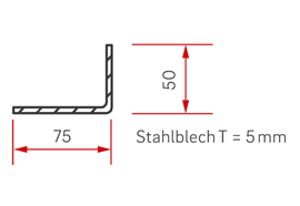 Tragrahmen Ekko U 67(45)/.. s U-Form