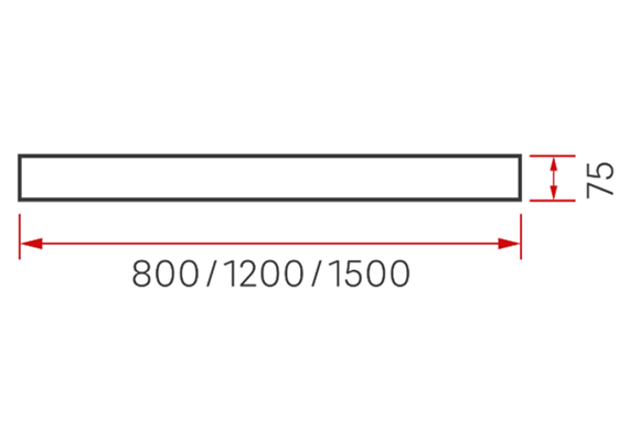 Tragrahmen Lina 45 L=800mm