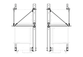 Tragrahmensystem montiert E 45(45)/57s+h