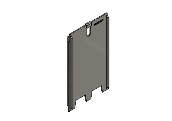 Trennwand 255x420 GG-15 geb. HGZ F2