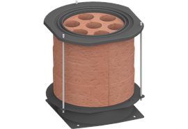 Aufsatzspeicher GT 3 Speicherringe 68kg