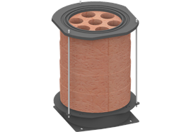 Aufsatzspeicher GT 4 Speicherringe 83kg
