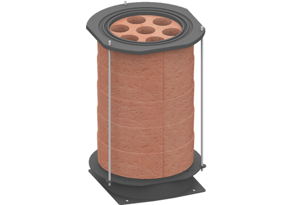 Aufsatzspeicher GT 5 Speicherringe 98kg