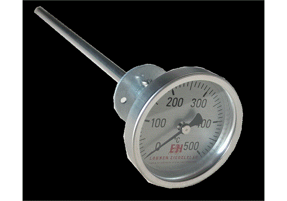 Backofenthermometer 0-500°C, Tauchschaftlänge 300mm