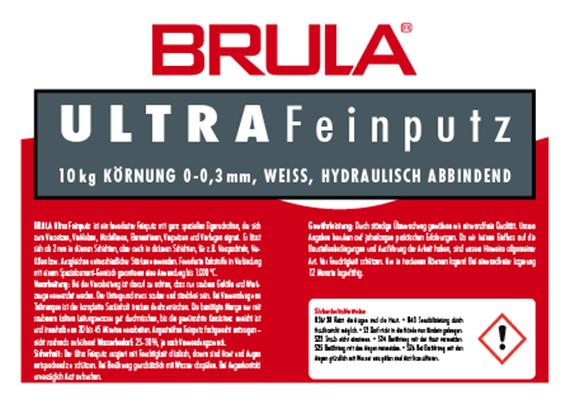 BRULA Ultra Feinputz weiss, 0 - 0.3 mm Körnung