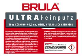 BRULA Ultra Feinputz weiss, 0 - 0.3 mm Körnung