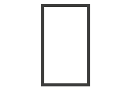 Einbauzarge 857x462x100 für HE 6+8 KW