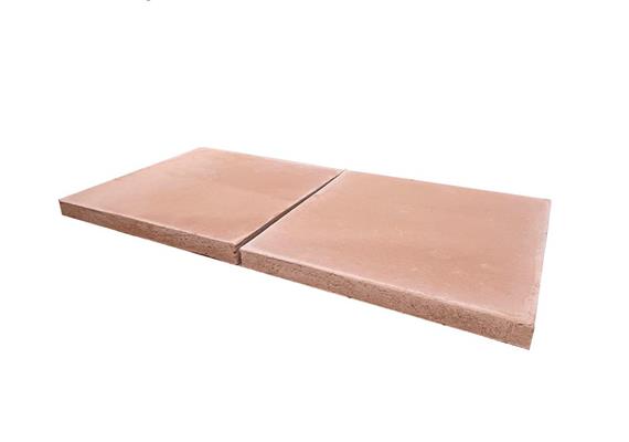 Handgeformte Tonbodenplatten - 30 x 30 cm