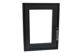 Heiztüre GT04, schwarz,  mit / ohne Luftschieber - 35 / 46 cm