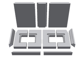 IAK Wand Ekko U100(45) H51 SGW
