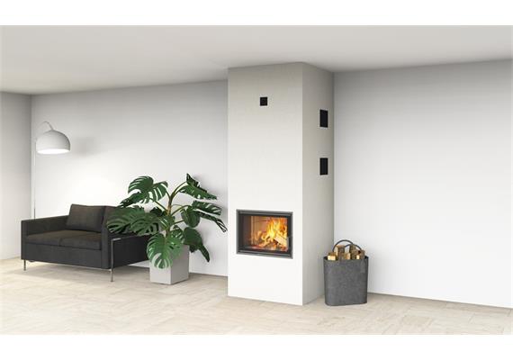 Komplett-Speicherofen New Camino - B89 x T70 x H240 cm