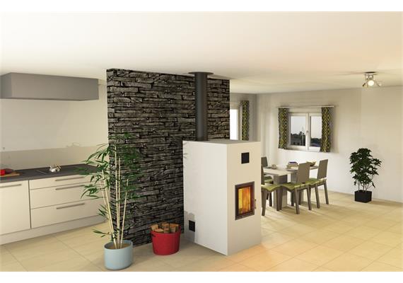 Komplett-Speicherofen New Minor - T 95/B 64/H 144 cm