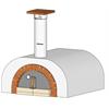 Kompletter Pizzaofenbausatz, verputzt,  normale Front - 80 x 80 cm