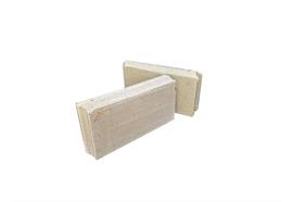 Schamotte A35 Nut + Falzstein - 25/12/4 cm
