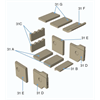 Schamotte-Paket Profi V