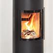 Skanderborg Kaminofen  Niro Da  Stahl schwarz  Abgang hinten | Bild 3