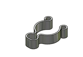 Spannclip D=8,5 H=4,0 Bd 0,5R/P/L