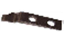 Verschlusslasche 15x3x82 sw Crea/Conc