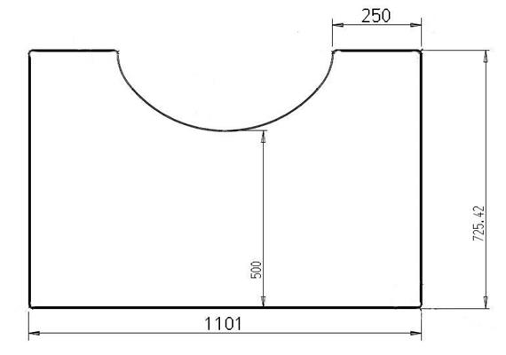 Vorlgegeplatte für Skanderborg Kaminofen Santo