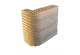 Waffelstein 45/90°/R70, 25(12,5)x25x4,5cm - 25/25/4.5 cm