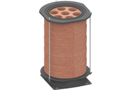 Aufsatzspeicher GT 5 Speicherringe 98kg