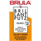 BRULA Brillantputz fein weiss, 0,5 mm