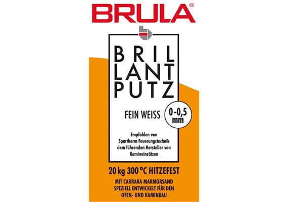 BRULA Brillantputz fein weiss, 0,5 mm