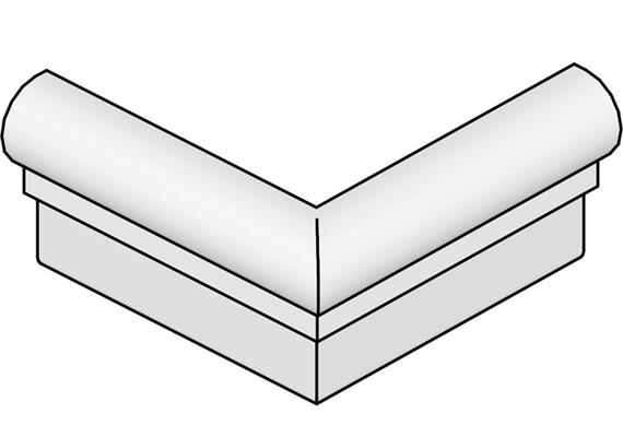 BRULApor Pick-Simsecke 90 ° (aussen)