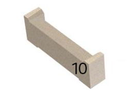 Glutbett Vorderstein 50x100x260 Change