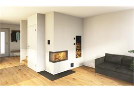 Komplett-Speicherofen New Versura - L114/B64/H250 cm