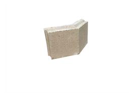 Schamotte A35 Nut + Falz Eckstein 135° - 12/12/5 cm