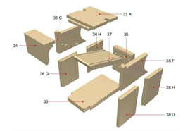 Umlenkstein Concept 50x258x486 Verm.