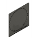 Verschlussplatte 206x206mm zu HGZ F1+F2